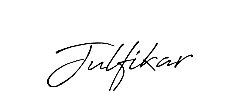 How to make Julfikar signature? Antro_Vectra_Bolder is a professional autograph style. Create handwritten signature for Julfikar name. Julfikar signature style 7 images and pictures png