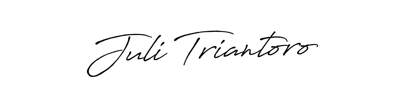 This is the best signature style for the Juli Triantoro name. Also you like these signature font (Antro_Vectra_Bolder). Mix name signature. Juli Triantoro signature style 7 images and pictures png