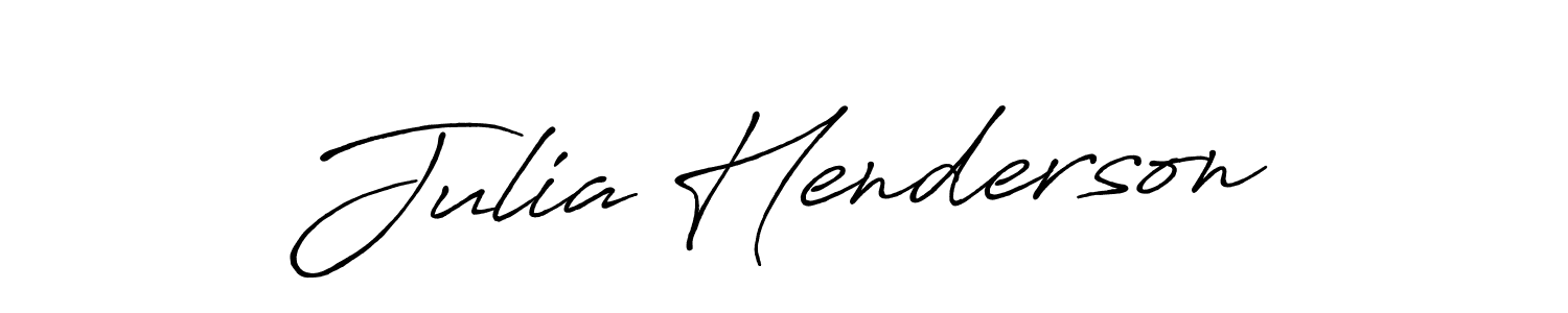 Julia Henderson stylish signature style. Best Handwritten Sign (Antro_Vectra_Bolder) for my name. Handwritten Signature Collection Ideas for my name Julia Henderson. Julia Henderson signature style 7 images and pictures png