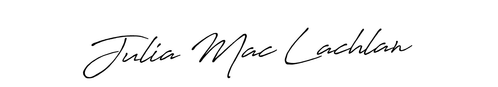 Create a beautiful signature design for name Julia Mac Lachlan. With this signature (Antro_Vectra_Bolder) fonts, you can make a handwritten signature for free. Julia Mac Lachlan signature style 7 images and pictures png