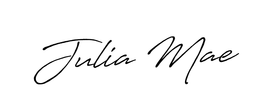 Make a beautiful signature design for name Julia Mae. With this signature (Antro_Vectra_Bolder) style, you can create a handwritten signature for free. Julia Mae signature style 7 images and pictures png