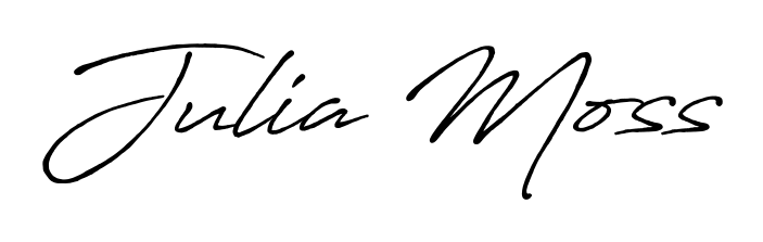 Make a beautiful signature design for name Julia Moss. With this signature (Antro_Vectra_Bolder) style, you can create a handwritten signature for free. Julia Moss signature style 7 images and pictures png