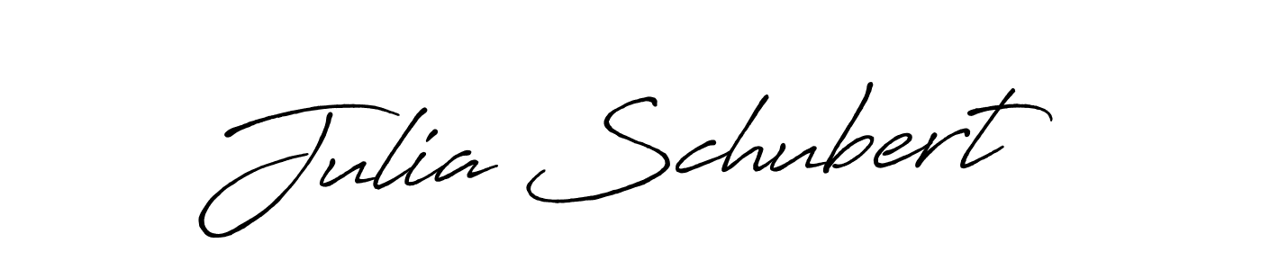 Design your own signature with our free online signature maker. With this signature software, you can create a handwritten (Antro_Vectra_Bolder) signature for name Julia Schubert. Julia Schubert signature style 7 images and pictures png