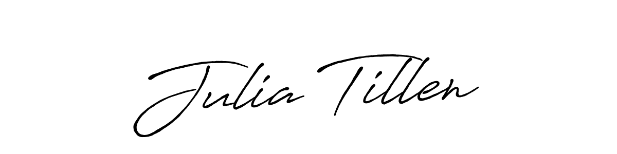 Also You can easily find your signature by using the search form. We will create Julia Tillen name handwritten signature images for you free of cost using Antro_Vectra_Bolder sign style. Julia Tillen signature style 7 images and pictures png