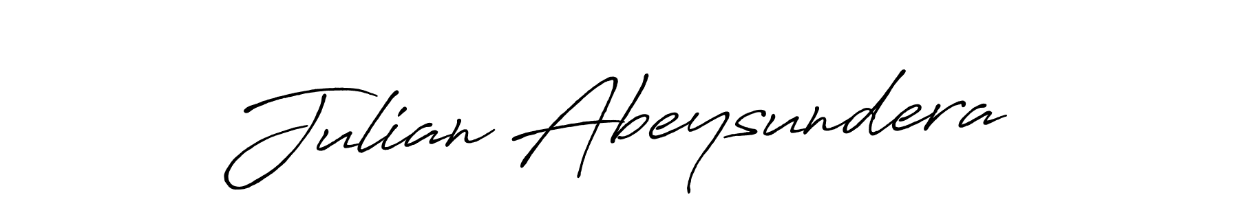 It looks lik you need a new signature style for name Julian Abeysundera. Design unique handwritten (Antro_Vectra_Bolder) signature with our free signature maker in just a few clicks. Julian Abeysundera signature style 7 images and pictures png