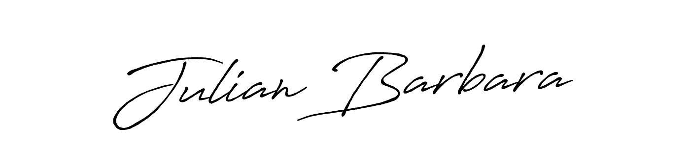 Make a short Julian Barbara signature style. Manage your documents anywhere anytime using Antro_Vectra_Bolder. Create and add eSignatures, submit forms, share and send files easily. Julian Barbara signature style 7 images and pictures png