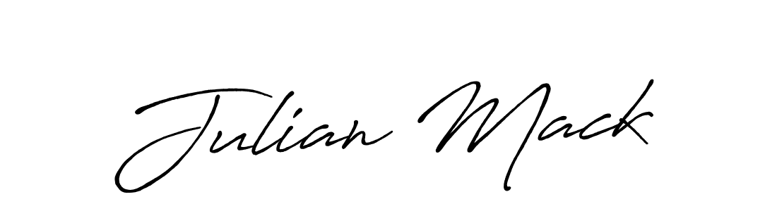 Julian Mack stylish signature style. Best Handwritten Sign (Antro_Vectra_Bolder) for my name. Handwritten Signature Collection Ideas for my name Julian Mack. Julian Mack signature style 7 images and pictures png