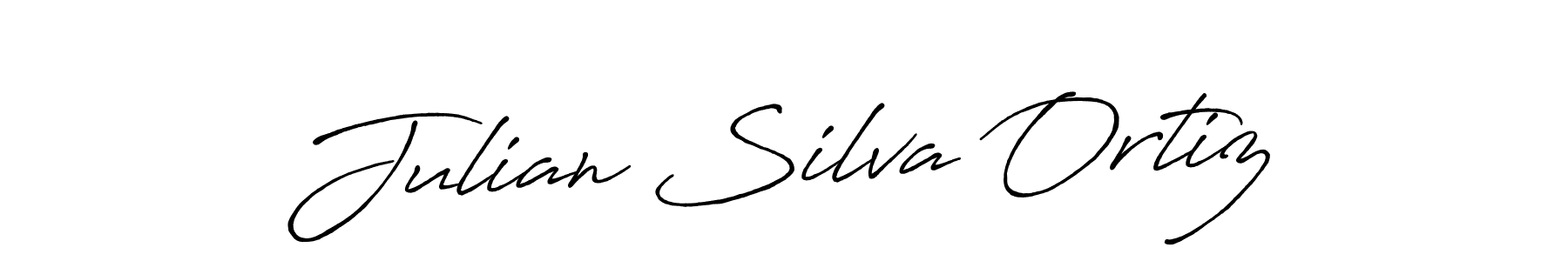 Antro_Vectra_Bolder is a professional signature style that is perfect for those who want to add a touch of class to their signature. It is also a great choice for those who want to make their signature more unique. Get Julian Silva Ortiz name to fancy signature for free. Julian Silva Ortiz signature style 7 images and pictures png