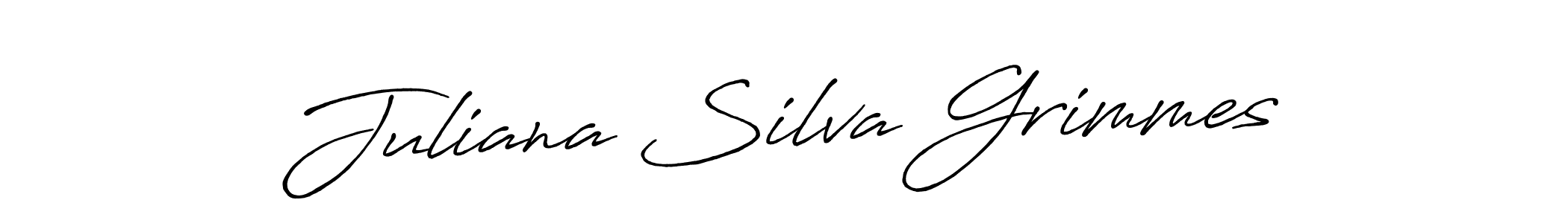 It looks lik you need a new signature style for name Juliana Silva Grimmes. Design unique handwritten (Antro_Vectra_Bolder) signature with our free signature maker in just a few clicks. Juliana Silva Grimmes signature style 7 images and pictures png