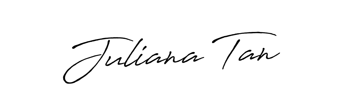 It looks lik you need a new signature style for name Juliana Tan. Design unique handwritten (Antro_Vectra_Bolder) signature with our free signature maker in just a few clicks. Juliana Tan signature style 7 images and pictures png