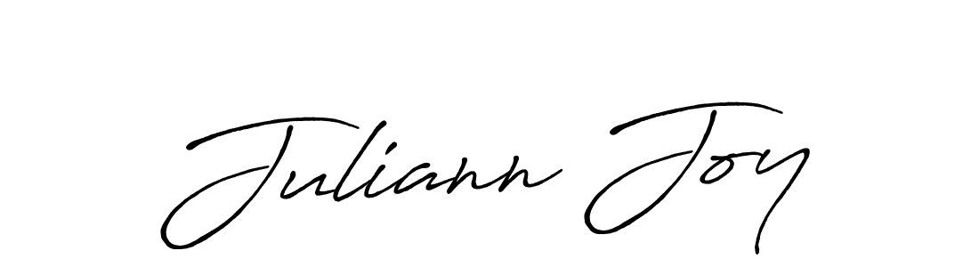 The best way (Antro_Vectra_Bolder) to make a short signature is to pick only two or three words in your name. The name Juliann Joy include a total of six letters. For converting this name. Juliann Joy signature style 7 images and pictures png