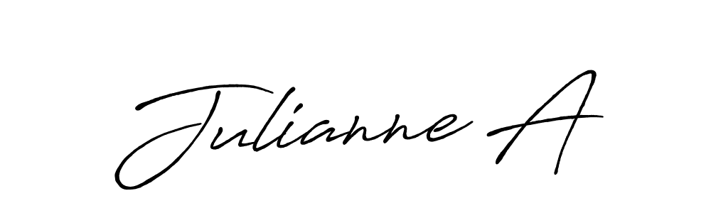 You can use this online signature creator to create a handwritten signature for the name Julianne A. This is the best online autograph maker. Julianne A signature style 7 images and pictures png