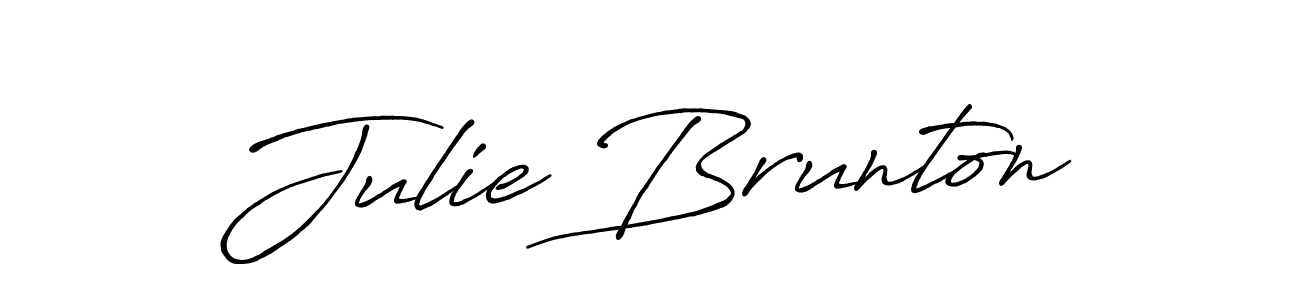 Once you've used our free online signature maker to create your best signature Antro_Vectra_Bolder style, it's time to enjoy all of the benefits that Julie Brunton name signing documents. Julie Brunton signature style 7 images and pictures png