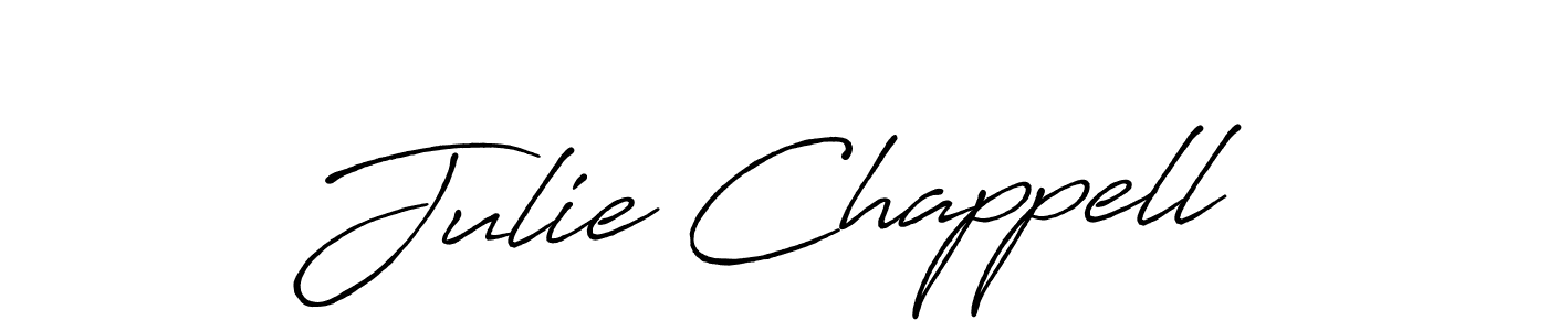 Julie Chappell stylish signature style. Best Handwritten Sign (Antro_Vectra_Bolder) for my name. Handwritten Signature Collection Ideas for my name Julie Chappell. Julie Chappell signature style 7 images and pictures png