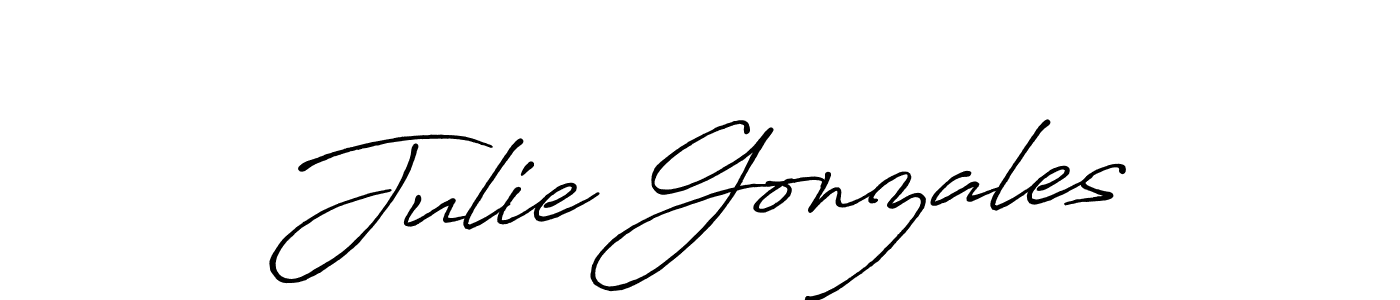The best way (Antro_Vectra_Bolder) to make a short signature is to pick only two or three words in your name. The name Julie Gonzales include a total of six letters. For converting this name. Julie Gonzales signature style 7 images and pictures png