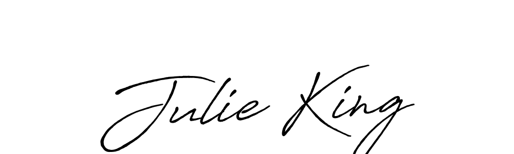 Also You can easily find your signature by using the search form. We will create Julie King name handwritten signature images for you free of cost using Antro_Vectra_Bolder sign style. Julie King signature style 7 images and pictures png
