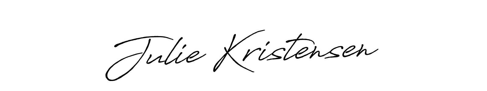 Design your own signature with our free online signature maker. With this signature software, you can create a handwritten (Antro_Vectra_Bolder) signature for name Julie Kristensen. Julie Kristensen signature style 7 images and pictures png