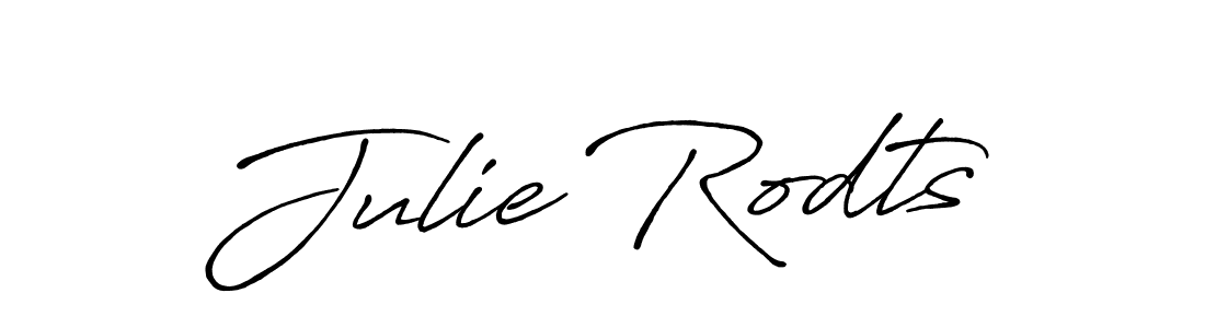 Create a beautiful signature design for name Julie Rodts. With this signature (Antro_Vectra_Bolder) fonts, you can make a handwritten signature for free. Julie Rodts signature style 7 images and pictures png