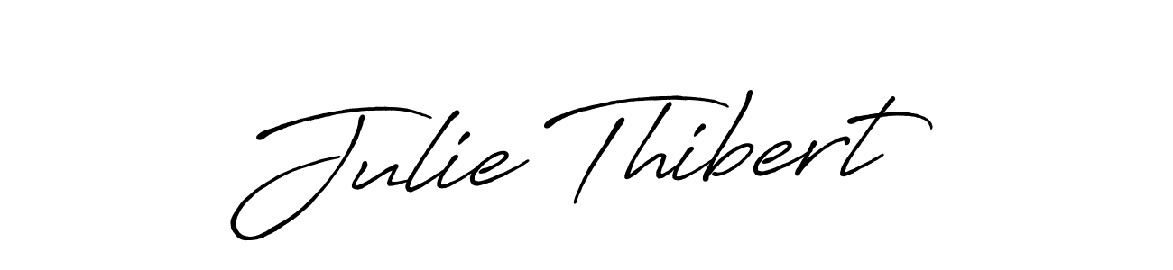 Make a beautiful signature design for name Julie Thibert. With this signature (Antro_Vectra_Bolder) style, you can create a handwritten signature for free. Julie Thibert signature style 7 images and pictures png