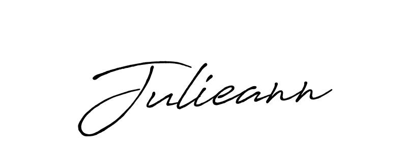 Design your own signature with our free online signature maker. With this signature software, you can create a handwritten (Antro_Vectra_Bolder) signature for name Julieann. Julieann signature style 7 images and pictures png