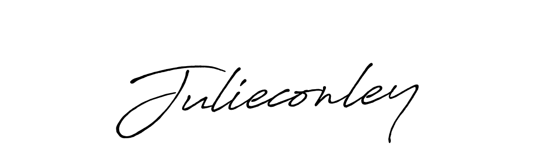 How to make Julieconley signature? Antro_Vectra_Bolder is a professional autograph style. Create handwritten signature for Julieconley name. Julieconley signature style 7 images and pictures png