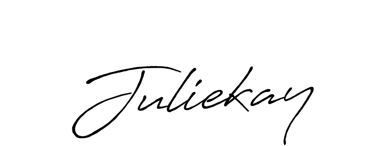 Once you've used our free online signature maker to create your best signature Antro_Vectra_Bolder style, it's time to enjoy all of the benefits that Juliekay name signing documents. Juliekay signature style 7 images and pictures png