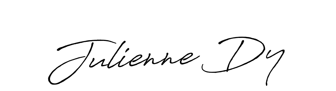 Create a beautiful signature design for name Julienne Dy. With this signature (Antro_Vectra_Bolder) fonts, you can make a handwritten signature for free. Julienne Dy signature style 7 images and pictures png