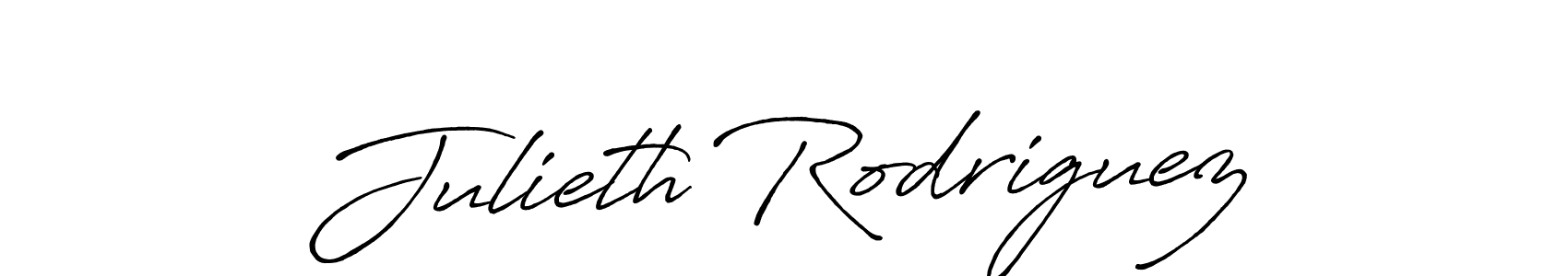 Julieth Rodriguez stylish signature style. Best Handwritten Sign (Antro_Vectra_Bolder) for my name. Handwritten Signature Collection Ideas for my name Julieth Rodriguez. Julieth Rodriguez signature style 7 images and pictures png