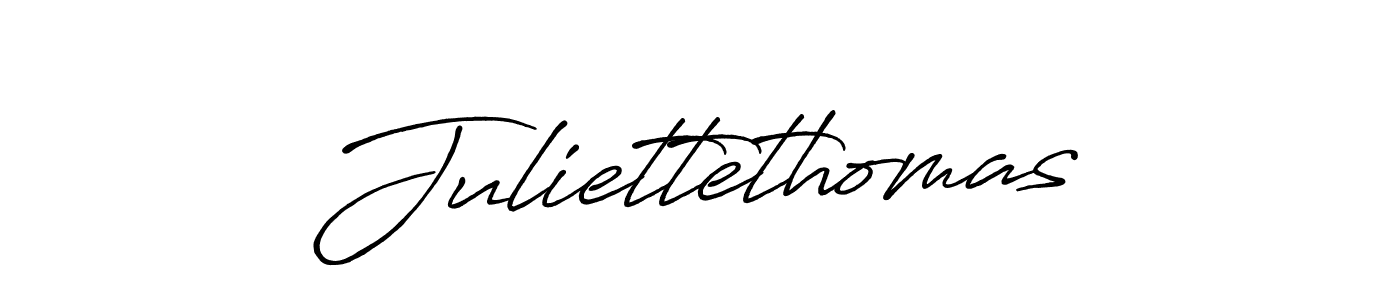 Make a beautiful signature design for name Juliettethomas. Use this online signature maker to create a handwritten signature for free. Juliettethomas signature style 7 images and pictures png