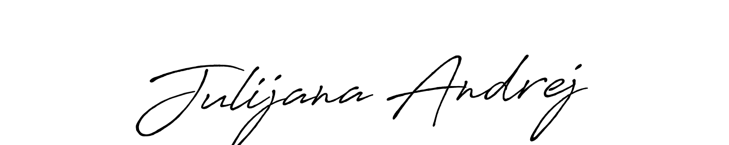 Make a beautiful signature design for name Julijana Andrej. Use this online signature maker to create a handwritten signature for free. Julijana Andrej signature style 7 images and pictures png