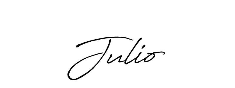 Create a beautiful signature design for name Julio♡. With this signature (Antro_Vectra_Bolder) fonts, you can make a handwritten signature for free. Julio♡ signature style 7 images and pictures png