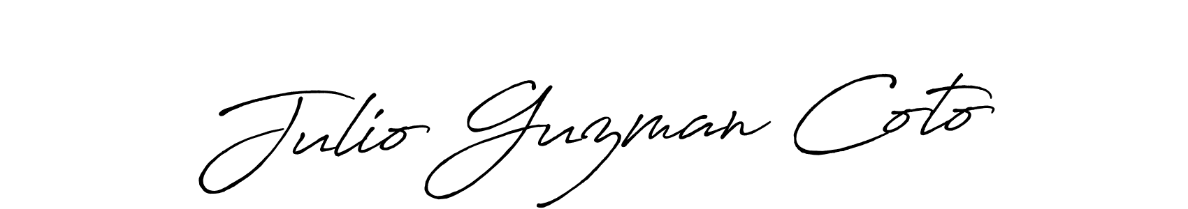 Similarly Antro_Vectra_Bolder is the best handwritten signature design. Signature creator online .You can use it as an online autograph creator for name Julio Guzman Coto. Julio Guzman Coto signature style 7 images and pictures png