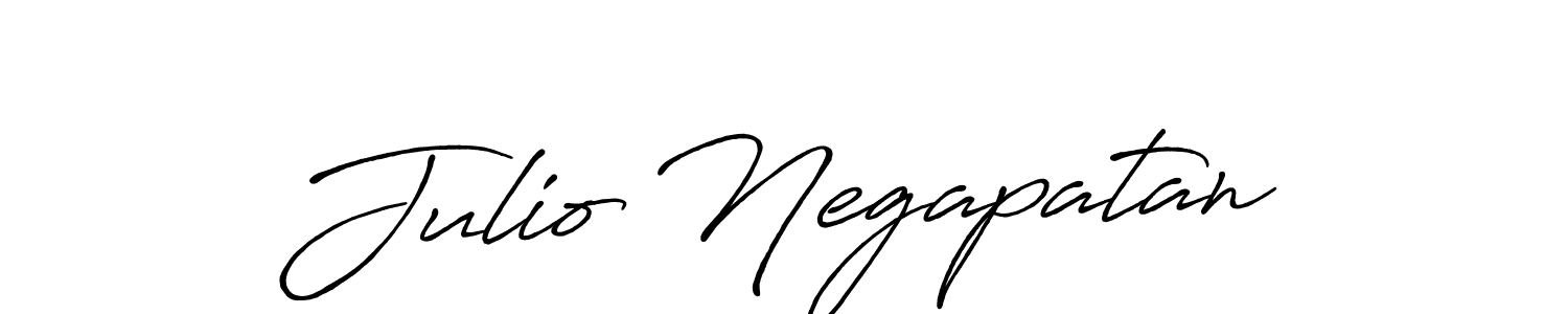 Also You can easily find your signature by using the search form. We will create Julio Negapatan name handwritten signature images for you free of cost using Antro_Vectra_Bolder sign style. Julio Negapatan signature style 7 images and pictures png