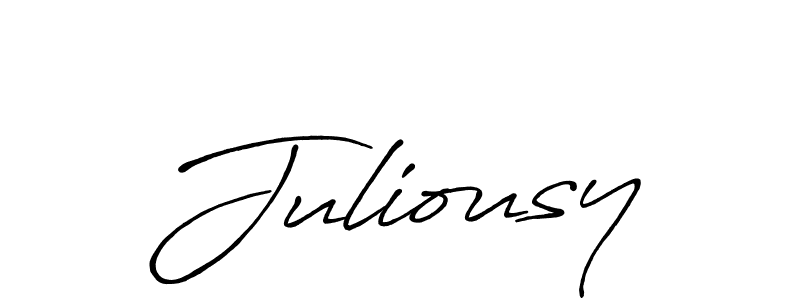 Also we have Juliousy name is the best signature style. Create professional handwritten signature collection using Antro_Vectra_Bolder autograph style. Juliousy signature style 7 images and pictures png