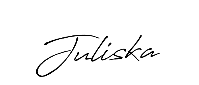 It looks lik you need a new signature style for name Juliska. Design unique handwritten (Antro_Vectra_Bolder) signature with our free signature maker in just a few clicks. Juliska signature style 7 images and pictures png