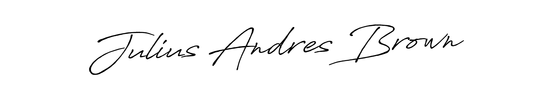 Make a beautiful signature design for name Julius Andres Brown. Use this online signature maker to create a handwritten signature for free. Julius Andres Brown signature style 7 images and pictures png