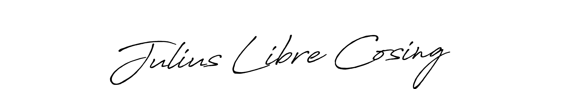 if you are searching for the best signature style for your name Julius Libre Cosing. so please give up your signature search. here we have designed multiple signature styles  using Antro_Vectra_Bolder. Julius Libre Cosing signature style 7 images and pictures png