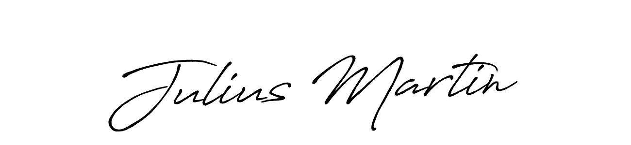 How to make Julius Martin name signature. Use Antro_Vectra_Bolder style for creating short signs online. This is the latest handwritten sign. Julius Martin signature style 7 images and pictures png