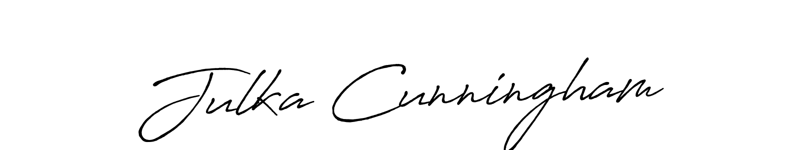 See photos of Julka Cunningham official signature by Spectra . Check more albums & portfolios. Read reviews & check more about Antro_Vectra_Bolder font. Julka Cunningham signature style 7 images and pictures png