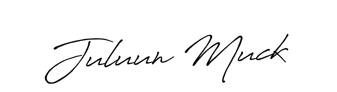 How to Draw Juluun Muck signature style? Antro_Vectra_Bolder is a latest design signature styles for name Juluun Muck. Juluun Muck signature style 7 images and pictures png