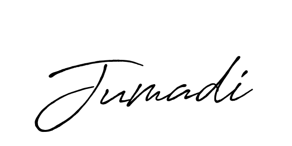 Create a beautiful signature design for name Jumadi. With this signature (Antro_Vectra_Bolder) fonts, you can make a handwritten signature for free. Jumadi signature style 7 images and pictures png