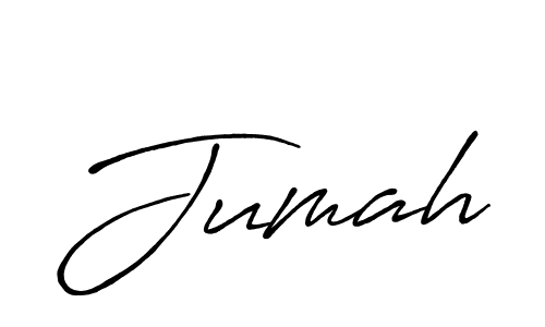 Create a beautiful signature design for name Jumah. With this signature (Antro_Vectra_Bolder) fonts, you can make a handwritten signature for free. Jumah signature style 7 images and pictures png