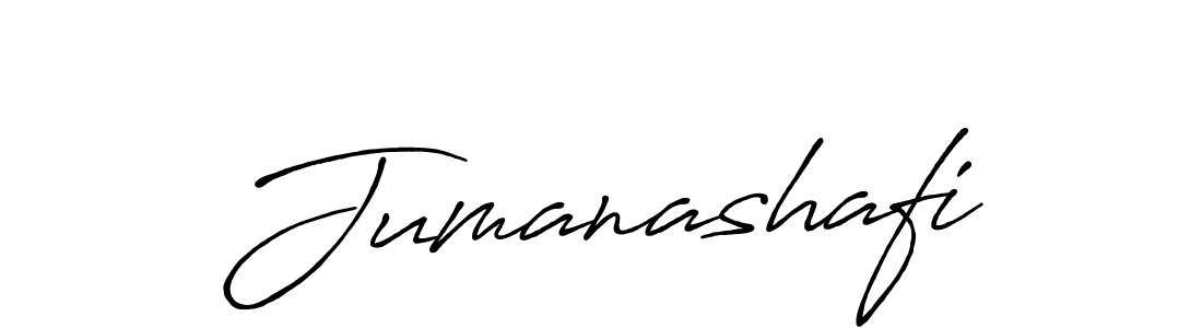 How to make Jumanashafi name signature. Use Antro_Vectra_Bolder style for creating short signs online. This is the latest handwritten sign. Jumanashafi signature style 7 images and pictures png