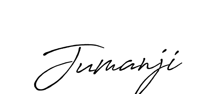 Create a beautiful signature design for name Jumanji. With this signature (Antro_Vectra_Bolder) fonts, you can make a handwritten signature for free. Jumanji signature style 7 images and pictures png