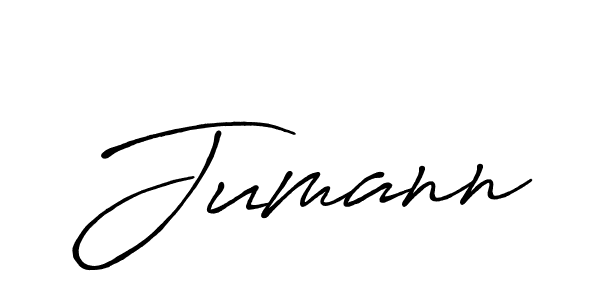 Design your own signature with our free online signature maker. With this signature software, you can create a handwritten (Antro_Vectra_Bolder) signature for name Jumann. Jumann signature style 7 images and pictures png