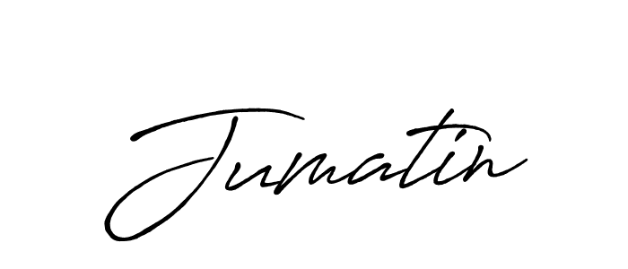 Also we have Jumatin name is the best signature style. Create professional handwritten signature collection using Antro_Vectra_Bolder autograph style. Jumatin signature style 7 images and pictures png