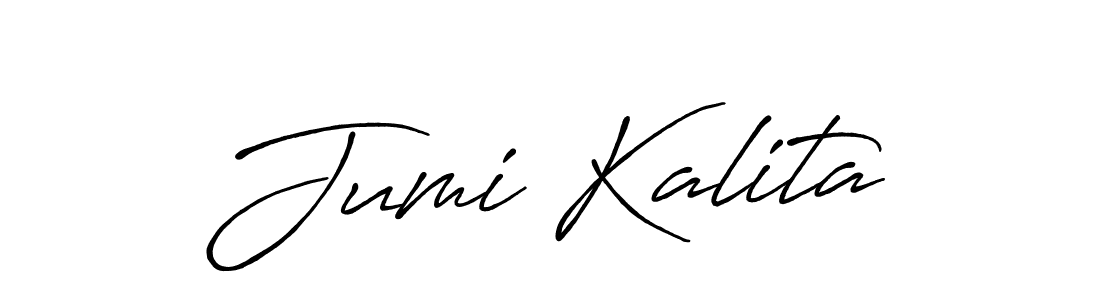 Also we have Jumi Kalita name is the best signature style. Create professional handwritten signature collection using Antro_Vectra_Bolder autograph style. Jumi Kalita signature style 7 images and pictures png