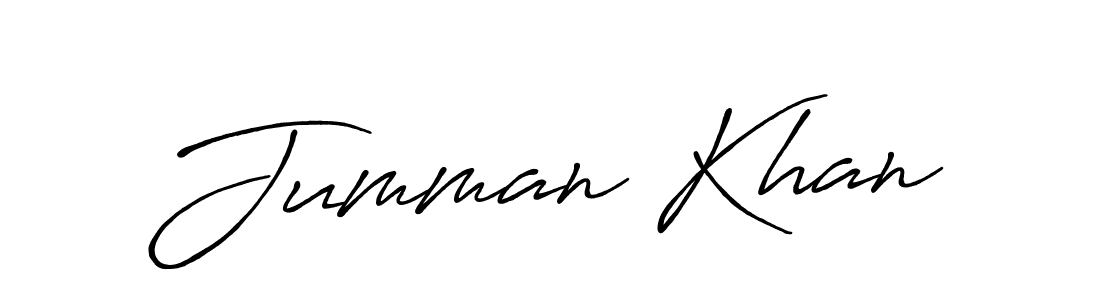 How to make Jumman Khan signature? Antro_Vectra_Bolder is a professional autograph style. Create handwritten signature for Jumman Khan name. Jumman Khan signature style 7 images and pictures png