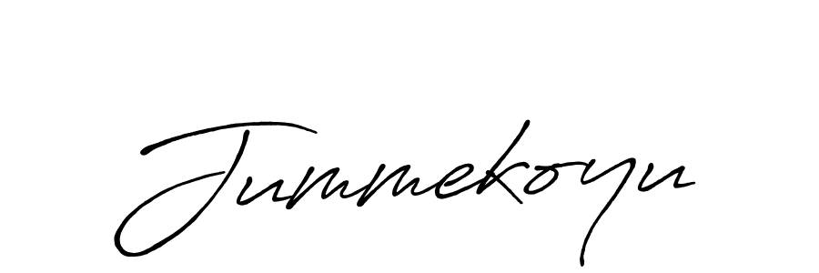 You should practise on your own different ways (Antro_Vectra_Bolder) to write your name (Jummekoyu) in signature. don't let someone else do it for you. Jummekoyu signature style 7 images and pictures png