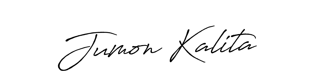 Make a beautiful signature design for name Jumon Kalita. Use this online signature maker to create a handwritten signature for free. Jumon Kalita signature style 7 images and pictures png